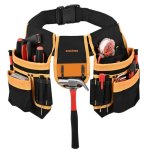 Bigstren 21862 Pracovný opasok na náradie s vreckami, 22 vreciek