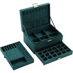 Soulima 21954 Šperkovnice, organizér na bižuterii, zelená