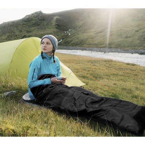 Trizand 21084 Spacák 2 v 1, 210 cm čierna