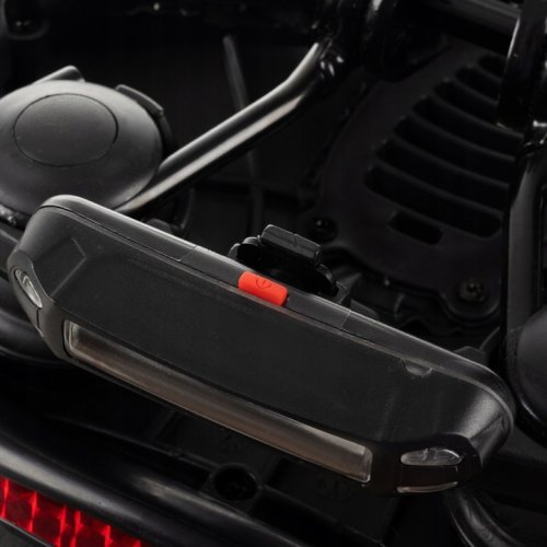 Trizand 22219 Športové sedlo na bicykel s osvetlením čierna