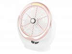 Verk 16029 Stolní ventilátor s osvětlením USB růžová