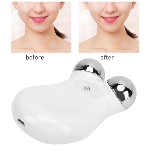 Verk 24279 Ultrazvukový masážní přístroj na tvář 4 v 1 bílá