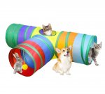 Nuxie 2576 Tunel pre mačky 80 cm viacfarebná