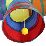 Nuxie 2576 Tunel pre mačky 80 cm viacfarebná