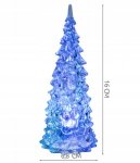 ISO 7266 Svítící LED stromeček 16 cm