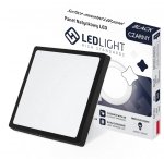 LEDLIGHT 2601 Stropní LED svítidlo 24 W, 2200lm, 3000K (teplá bílá), 29 x 29 cm černá