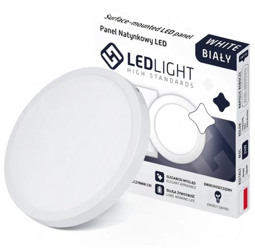 LEDLIGHT 2588 Stropné LED svietidlo 6 W, 550lm, 4000K (neutrálne), 11 cm biela