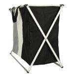 Verk 01942 Trojitý kôš na bielizeň 135 l šedá