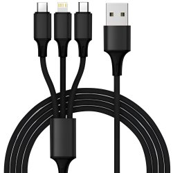 Izoxis 22194 Nabíjecí kabel USB 3 v 1