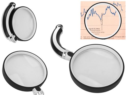 Verk 09145 Zvětšovací lupa skládací 90 mm, zvětšení 2,5x 