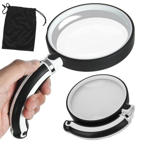 Verk 09145 Zvětšovací lupa skládací 90 mm, zvětšení 2,5x 