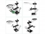Verk 09160 Držáček s lupou-třetí ruka, 3 LED 