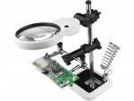 Verk 09160 Držáček s lupou-třetí ruka, 3 LED 