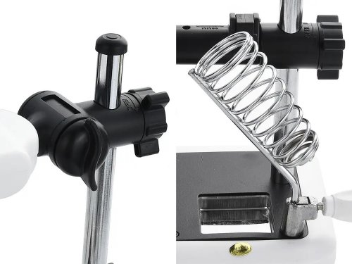 Verk 09160 Držáček s lupou-třetí ruka, 3 LED 