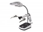 Verk 09162 Držiačik s lupou-tretia ruka, 5 LED