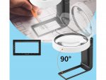 Verk 09176 Multifunkčná lupa s LED osvetlením, zväčšenie 10x, 25x