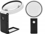 Verk 09176 Multifunkčná lupa s LED osvetlením, zväčšenie 10x, 25x