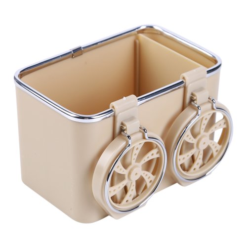 Verk 10082 Držiak na nápoje, papierové vreckovky do auta čierna