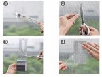 Verk 11373 Lepiaca páska na opravu okenných sietí 50 mm x 2 m sivá