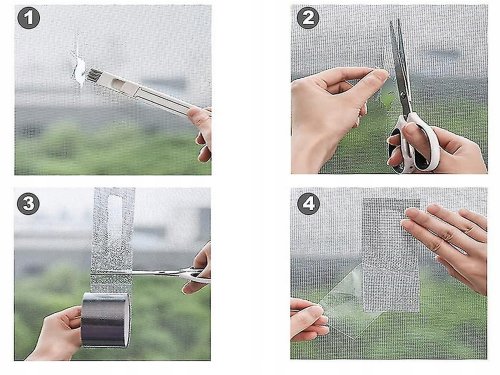 Verk 11373 Lepiaca páska na opravu okenných sietí 50 mm x 2 m sivá