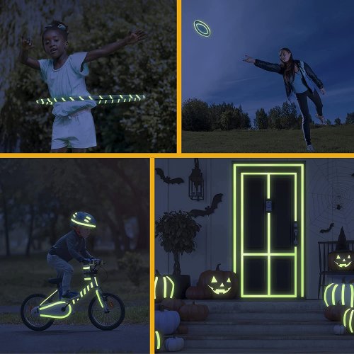 Verk 11371 Bezpečnostní svítící, fluorescenční, páska 20 mm x 3 m 