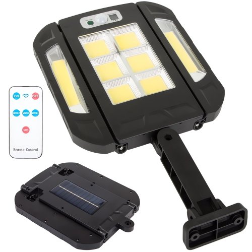 Verk 12291 Solárne osvetlenie 136 LED, IP67, senzor pohybu,/súmraku, diaľkové ovládanie