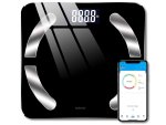 Verk 17086 Analytická osobní váha Bluetooth 180 kg černá
