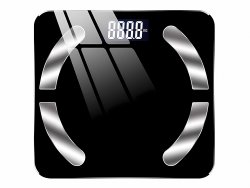Verk 17086 Analytická osobná váha Bluetooth 180 kg čierna