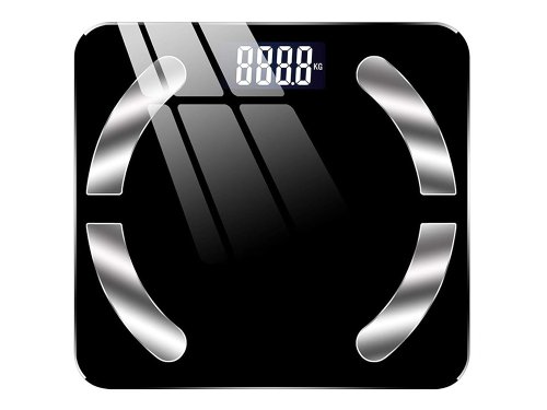 Verk 17086 Analytická osobní váha Bluetooth 180 kg černá