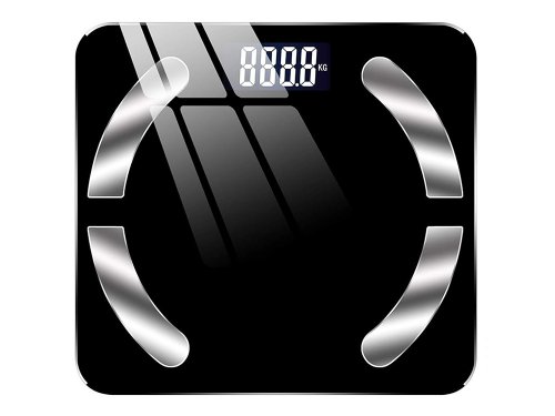 Verk 17086 Analytická osobná váha Bluetooth 180 kg čierna