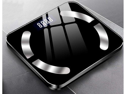 Verk 17086 Analytická osobná váha Bluetooth 180 kg čierna