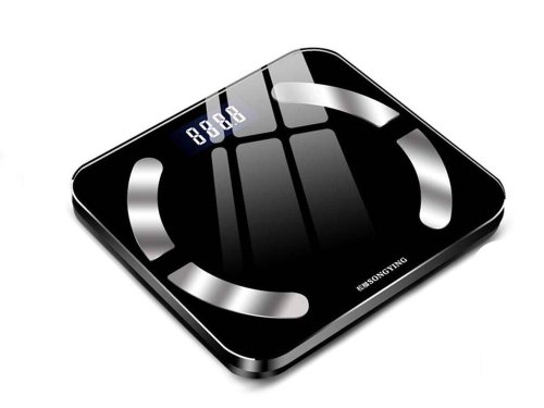 Verk 17086 Analytická osobní váha Bluetooth 180 kg černá