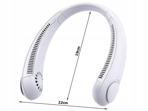 Verk 24418 Prenosný mini ventilátor na krk biela