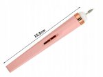 Verk 24435 Elektrický pilník na nechty 5 v 1 červený