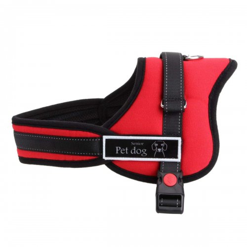 KIK KX7748 Postroj pro psa Police K9 XL červené