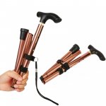 Foxter 1022 Skladacia palica hliník 92 cm hnedá