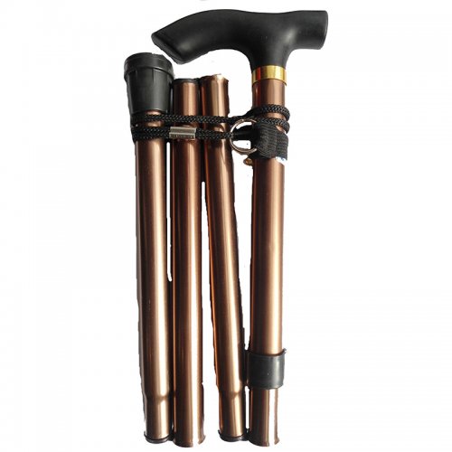 Foxter 1022 Skladacia palica hliník 92 cm hnedá