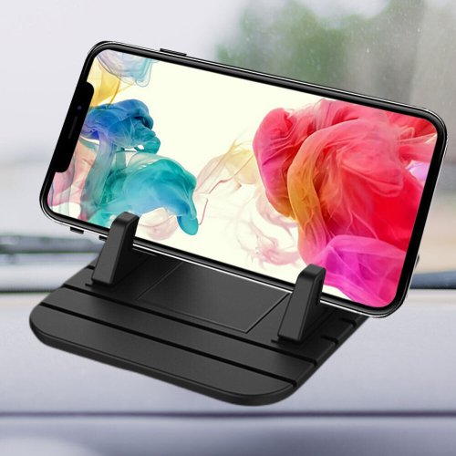 Foxter 2178 Silikonový držák do auta pro mobilní telefon oranžová