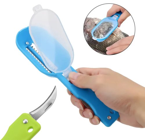 Foxter 2583 Škrabka na rybí šupiny růžová