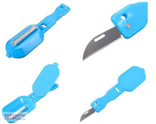 Foxter 2583 Škrabka na rybí šupiny růžová