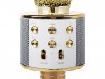 Verk 01377 Karaoke Bluetooth mikrofon, 1800mAh světle růžová