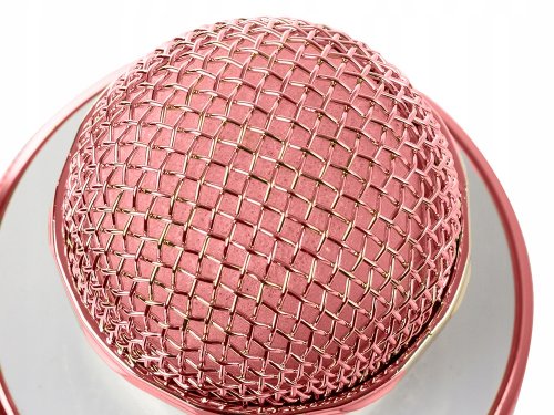 Verk 01377 Karaoke Bluetooth mikrofon, 1800mAh světle růžová