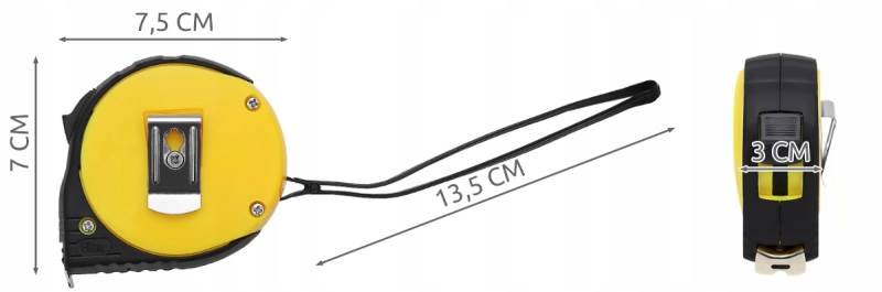 ISO 6665 Zvinovací meter 5 m x 19mm