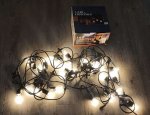 Verk 12301 LED Venkovní dekorační řetěz girlanda 10 žárovek, IP44, 10 m