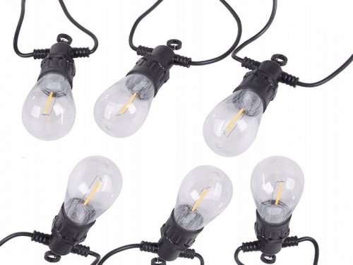 Verk 12301 LED Venkovní dekorační řetěz girlanda 10 žárovek, IP44, 10 m