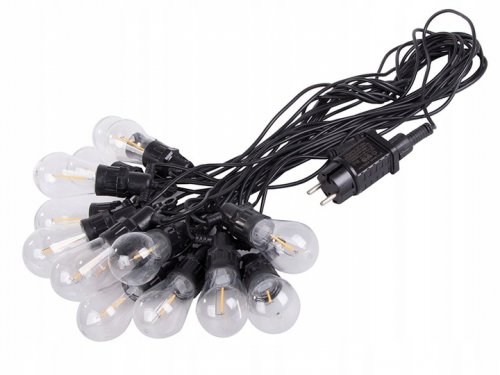 Verk 12301 LED Venkovní dekorační řetěz girlanda 10 žárovek, IP44, 10 m