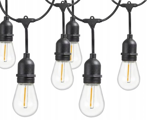 Verk 12300 LED Venkovní dekorační řetěz girlanda 15 žárovek, IP44, 15 m