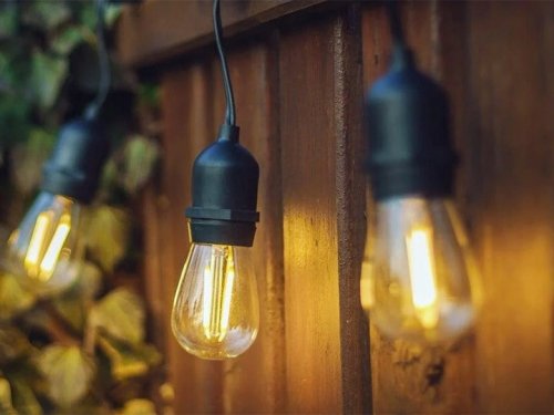Verk 12300 LED Venkovní dekorační řetěz girlanda 15 žárovek, IP44, 15 m