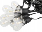 Verk 12300 LED Venkovní dekorační řetěz girlanda 10 žárovek, IP44, 10 m