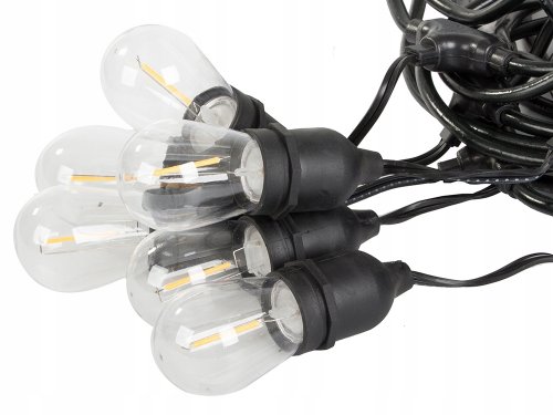 Verk 12300 LED Venkovní dekorační řetěz girlanda 10 žárovek, IP44, 10 m